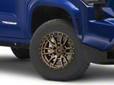 Fuel Wheels Rebel Matte Bronze with Black Bead Ring 6-Lug Wheel; 17x9; -12mm Offset (24-26 Tacoma)