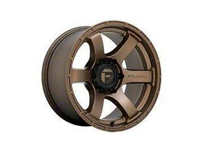 Fuel Wheels Rush Textured Bronze 6-Lug Wheel; 17x9; 1mm Offset (24-25 Tacoma)