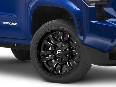 Fuel Wheels Sledge Gloss Black Milled 6-Lug Wheel; 22x10; -18mm Offset (24-25 Tacoma)