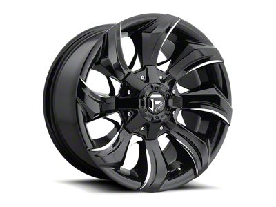 Fuel Wheels STRYKR Gloss Black Milled 6-Lug Wheel; 17x9; 20mm Offset (24-25 Tacoma)