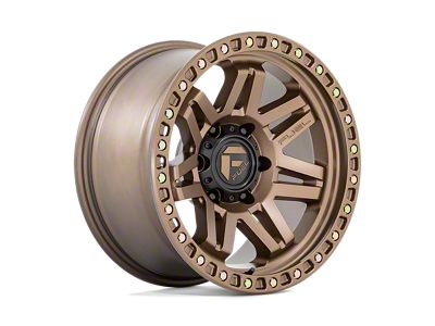 Fuel Wheels Syndicate Full Matte Bronze 6-Lug Wheel; 17x9; -12mm Offset (24-25 Tacoma)