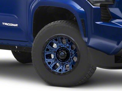 Fuel Wheels Traction Dark Blue with Black Ring 6-Lug Wheel; 17x9; -12mm Offset (24-25 Tacoma)