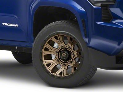 Fuel Wheels Traction Matte Bronze with Black Ring 6-Lug Wheel; 20x10; -18mm Offset (24-25 Tacoma)