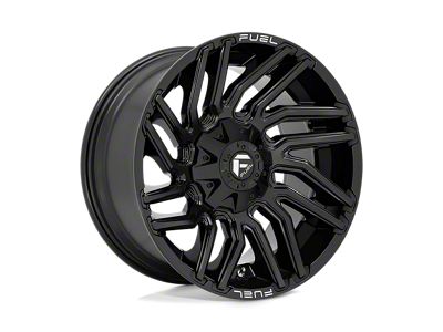 Fuel Wheels Typhoon Gloss Black 6-Lug Wheel; 20x10; -18mm Offset (24-25 Tacoma)