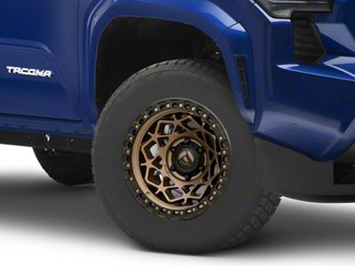 Fuel Wheels Unit Bronze with Matte Black Ring 6-Lug Wheel; 17x9; -12mm Offset (24-25 Tacoma)