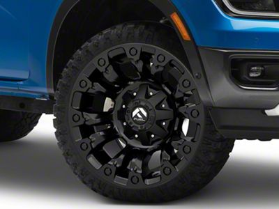 Fuel Wheels Vapor Matte Black 6-Lug Wheel; 17x10; -18mm Offset (24-25 Tacoma)
