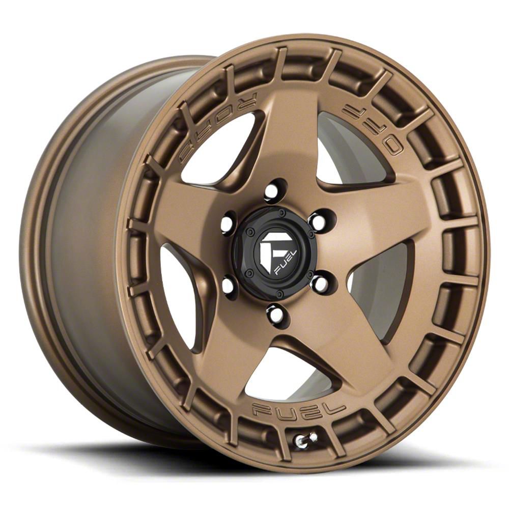 Fuel Wheels Warp Matte Bronze 6Lug Wheel; 17x9; 1mm Offset