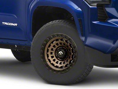 Fuel Wheels Zephyr Matte Bronze with Black Bead Ring 6-Lug Wheel; 17x9; -12mm Offset (24-25 Tacoma)