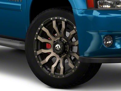 Fuel Wheels Blitz Matte Black Double Dark Tint 6-Lug Wheel; 22x10; -18mm Offset (25-26 4Runner)