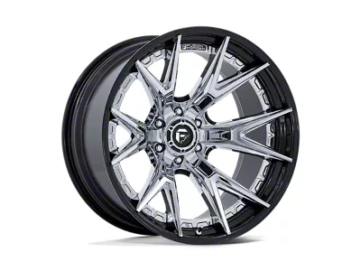 Fuel Wheels Catalyst Chrome with Gloss Black Lip 6-Lug Wheel; 20x9; 20mm Offset (25-26 4Runner)