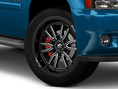 Fuel Wheels Clash Gloss Black Milled 6-Lug Wheel; 24x12; -44mm Offset (25-26 4Runner)