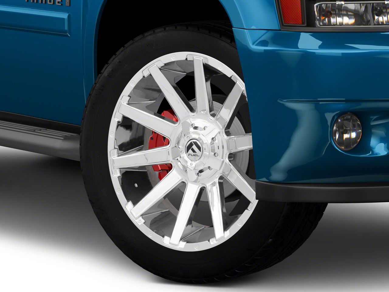 Fuel Wheels Toyota 4-Runner Contra Chrome 6-Lug Wheel; 22x12; -43mm ...