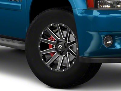 Fuel Wheels Contra Gloss Black Milled 6-Lug Wheel; 18x9; -12mm Offset (25-26 4Runner)