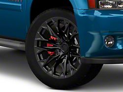 Fuel Wheels Flame Blackout 6-Lug Wheel; 22x10; -18mm Offset (25-26 4Runner)