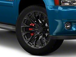 Fuel Wheels Flame Blackout 6-Lug Wheel; 22x12; -44mm Offset (25-26 4Runner)