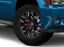 Fuel Wheels Flame Gloss Black Milled 6-Lug Wheel; 20x9; 20mm Offset (25-26 4Runner)