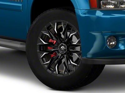 Fuel Wheels Flame Gloss Black Milled 6-Lug Wheel; 20x9; 20mm Offset (25-26 4Runner)