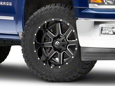Fuel Wheels Maverick Gloss Black Milled 6-Lug Wheel; 20x10; -24mm Offset (25-26 4Runner)