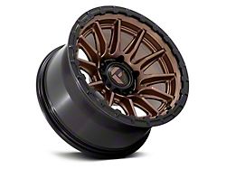 Fuel Wheels Piston Matte Bronze with Gloss Black Lip 6-Lug Wheel; 17x9; 1mm Offset (25-26 4Runner)