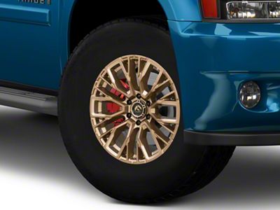 Fuel Wheels Rebar Platinum Bronze Milled 6-Lug Wheel; 17x9; -12mm Offset (25-26 4Runner)