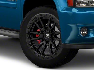 Fuel Wheels Rebel Matte Black 6-Lug Wheel; 22x10; -13mm Offset (25-26 4Runner)