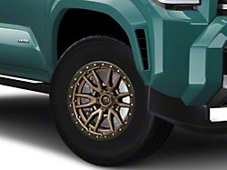 Fuel Wheels Rebel Matte Bronze with Black Bead Ring 6-Lug Wheel; 17x9; -12mm Offset (25-26 4Runner)