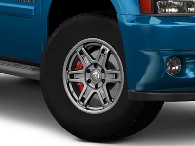 Fuel Wheels Slayer Matte Gunmetal 6-Lug Wheel; 17x8.5; -15mm Offset (25-26 4Runner)
