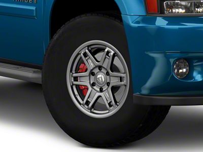 Fuel Wheels Slayer Matte Gunmetal 6-Lug Wheel; 17x8.5; 1mm Offset (25-26 4Runner)
