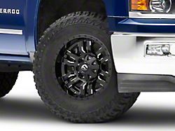 Fuel Wheels Sledge Gloss Black Milled 6-Lug Wheel; 18x9; -12mm Offset (25-26 4Runner)
