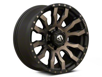 Fuel Wheels Blitz Matte Black Double Dark Tint 6-Lug Wheel; 20x10; -18mm Offset (03-09 4Runner)