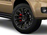Fuel Wheels Flame Blackout 6-Lug Wheel; 20x9; 20mm Offset (03-09 4Runner)