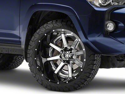Fuel Wheels Maverick Chrome with Gloss Black Lip 6-Lug Wheel; 22x14; -70mm Offset (10-24 4Runner)