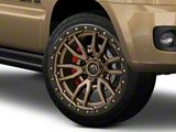 Fuel Wheels Rebel Matte Bronze with Black Bead Ring 6-Lug Wheel; 22x9; 20mm Offset (03-09 4Runner)