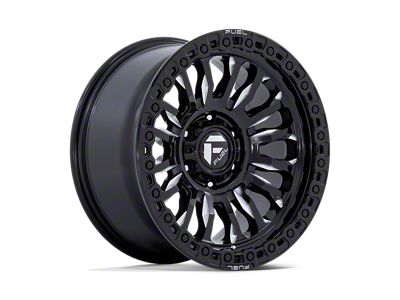 Fuel Wheels Rincon Gloss Black Milled 6-Lug Wheel; 17x9; 1mm Offset (03-09 4Runner)