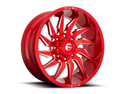 Fuel Wheels Saber Candy Red Milled 6-Lug Wheel; 20x9; 20mm Offset (03-09 4Runner)