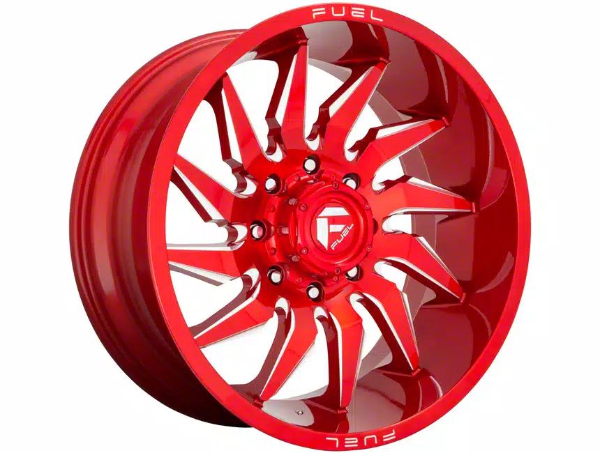 Fuel Wheels Toyota 4-Runner Saber Candy Red Milled 6-Lug Wheel; 20x10 ...