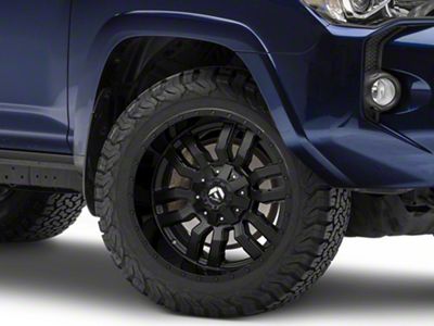 Fuel Wheels Sledge Matte Black with Gloss Black Lip 6-Lug Wheel; 20x9; 35mm Offset (10-24 4Runner)