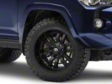 Fuel Wheels Sledge Matte Black with Gloss Black Lip 6-Lug Wheel; 20x12; -45mm Offset (10-24 4Runner)