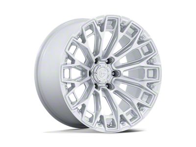 Fuel Wheels Trax Gloss Silver with Machined Face 6-Lug Wheel; 17x9; 20mm Offset (03-09 4Runner)