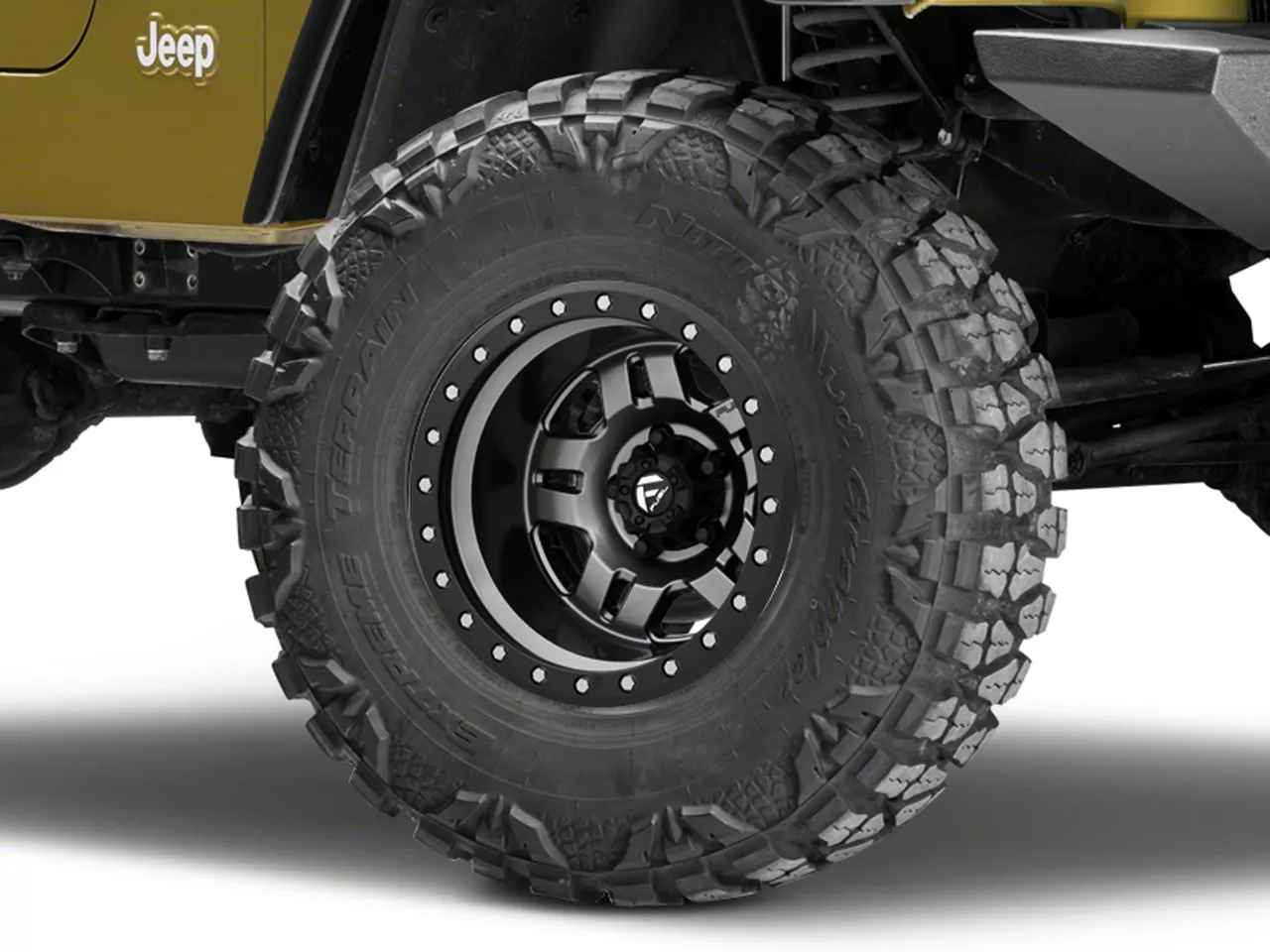 Mammoth Jeep Wrangler D-Window Simulated Beadlock Matte