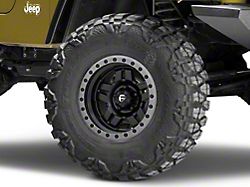 Fuel Wheels Anza Matte Black Wheel; 15x8; -18mm Offset (97-06 Jeep Wrangler TJ)
