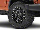Fuel Wheels Assault Gloss Black Milled Wheel; 20x9; 1mm Offset (07-18 Jeep Wrangler JK)