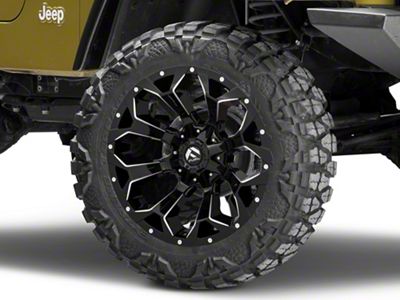 Fuel Wheels Assault Gloss Black Wheel; 20x10; -18mm Offset (97-06 Jeep Wrangler TJ)