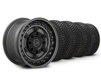 17x9 Black Rhino Armory & 35in Atturo All-Terrain Trail Blade X/T Tire Package (20-25 Jeep Gladiator JT)