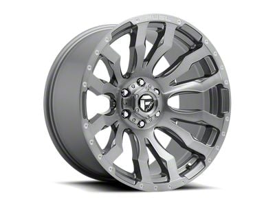Fuel Wheels Blitz Brushed Gunmetal 6-Lug Wheel; 18x9; 1mm Offset (21-25 Bronco, Excluding Raptor)