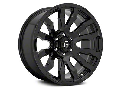Fuel Wheels Blitz Gloss Black 6-Lug Wheel; 22x10; -18mm Offset (22-25 Bronco Raptor)