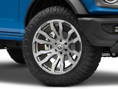 Fuel Wheels Blitz Platinum Brushed Gunmetal 6-Lug Wheel; 20x9; 20mm Offset (21-25 Bronco, Excluding Raptor)