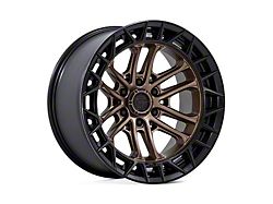 Fuel Wheels Celsius Matte Bronze with Matte Black Lip 6-Lug Wheel; 17x9; -12mm Offset (21-26 Bronco, Excluding Raptor)