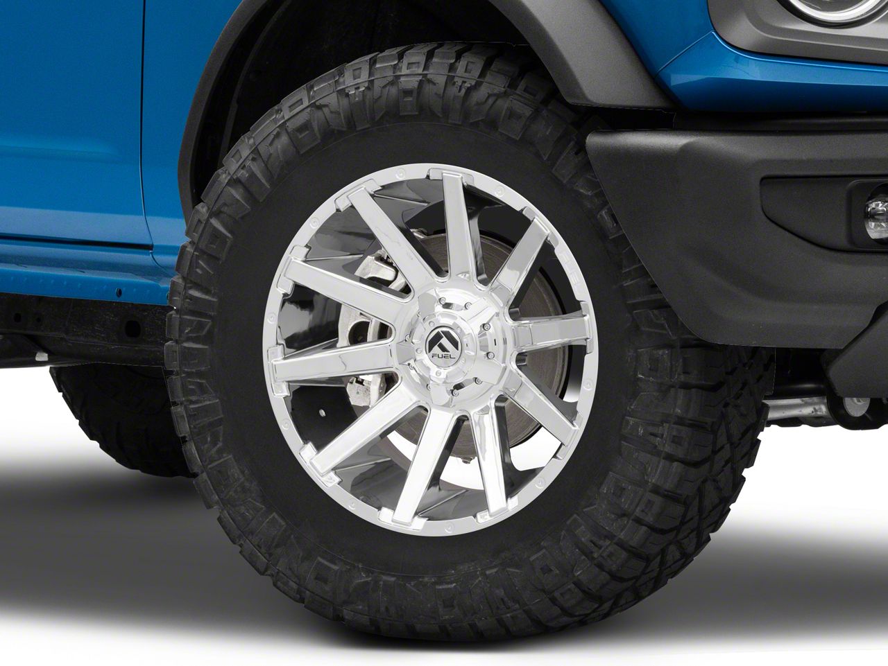 Fuel Wheels Bronco Contra Chrome 6-Lug Wheel; 18x9; -12mm Offset ...