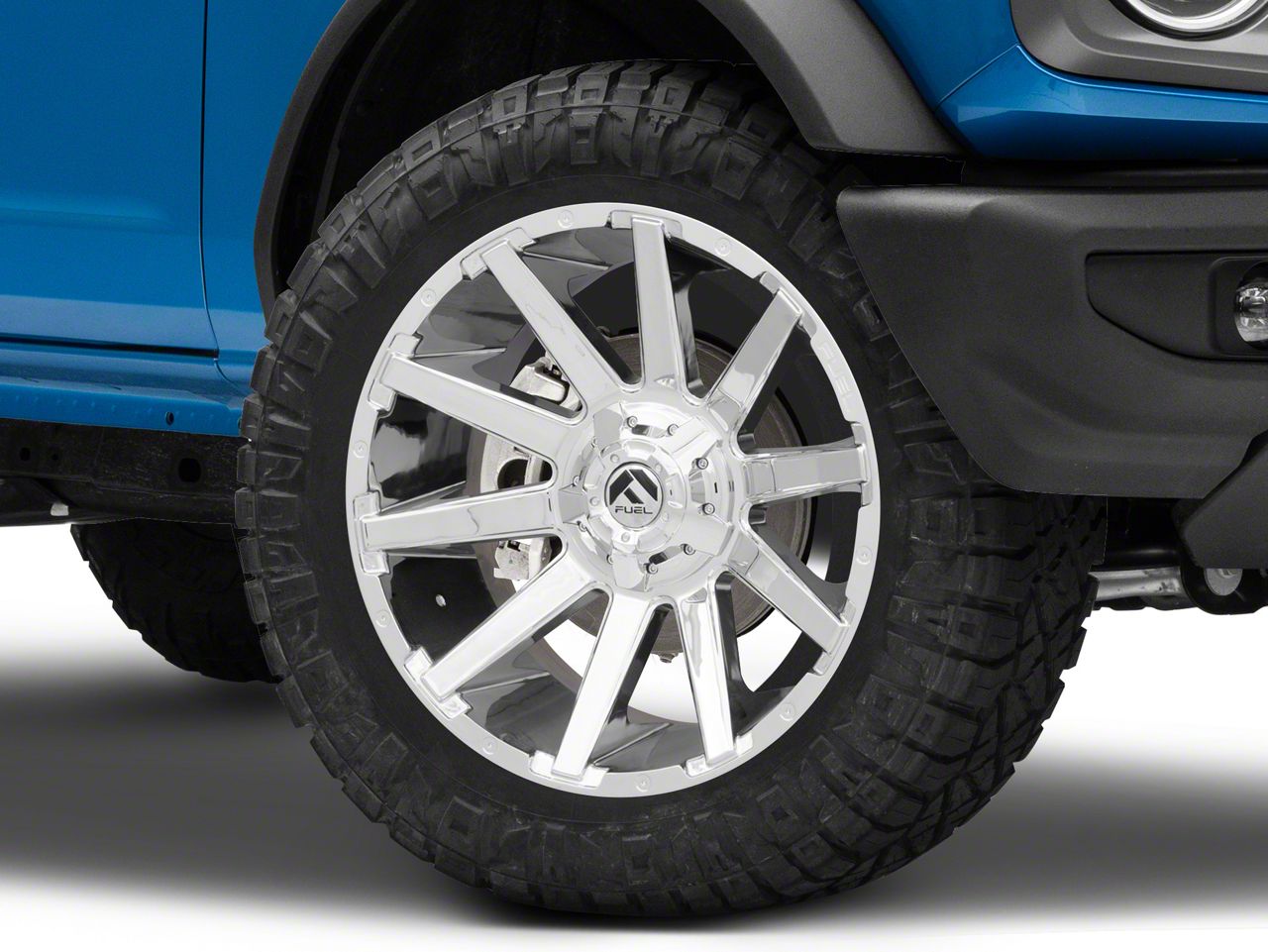 Fuel Wheels Bronco Contra Chrome 6-Lug Wheel; 20x10; -19mm Offset ...